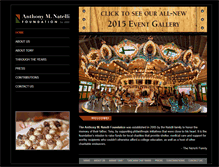 Tablet Screenshot of anthonymnatellifoundation.org